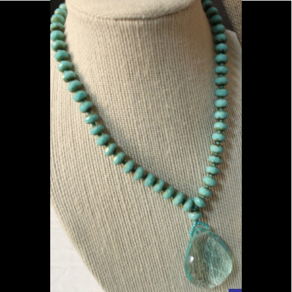 Beautiful blue necklace